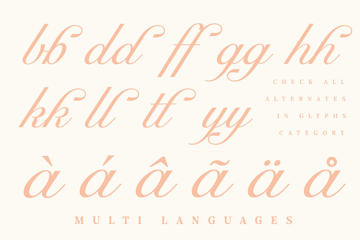 Blake Clive - Modern Script Font, a Script Font by Andfonts (Photo 6 of 6)