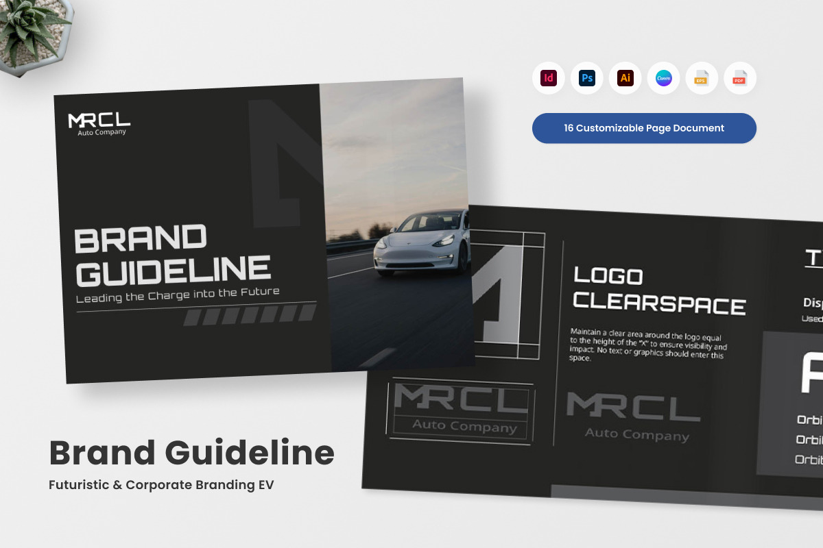 EV Brand Guideline for Futuristic Bu