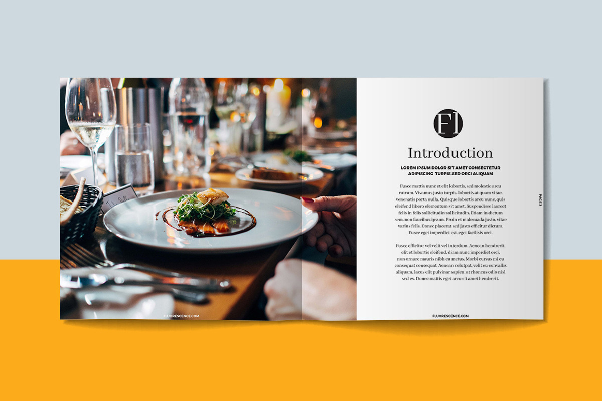 Square Portfolio Brochure Template, a Brochure Template by RWstudio (Photo 2 of 8)