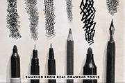 Crosshatching Procreate brushes, a Brush Add-On by MiksKS (Thumbnail 2 of 7)