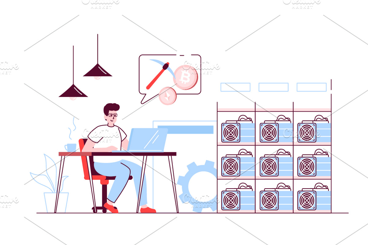 Flat Line Web Illustrations, a Templates & Theme by alexdndz (Photo 4 of 25)