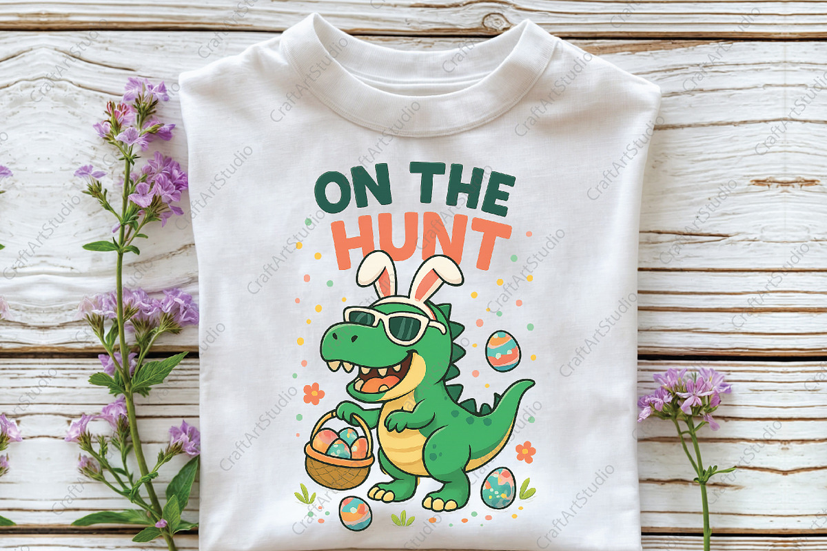 Happy Easter PNG, Retro Easter PNG, an Illustration by CraftArtStudio (Photo 3 of 4)