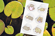 Cute Frogs & Toads Procreate Stamps, a Brush Add-On by HalieKStudio (Thumbnail 5 of 8)