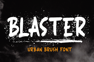 BLASTER, a Font by Mozatype