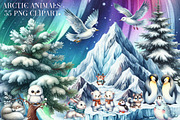 Arctic Animals, Clipart, an Illustration by Designworld (Thumbnail 1 of 5)
