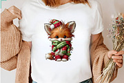 Cozy Christmas Character Tshirt, a Seasonal Illustration by CreationArt (Thumbnail 6 of 7)
