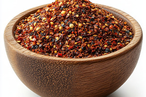 Pile of ground red pepper in the woo, a Food & Drink Photo by Pixeness Studio
