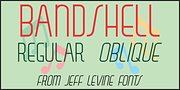 Bandshell JNL, a Font by Jeff Levine Fonts (Thumbnail 1 of 5)