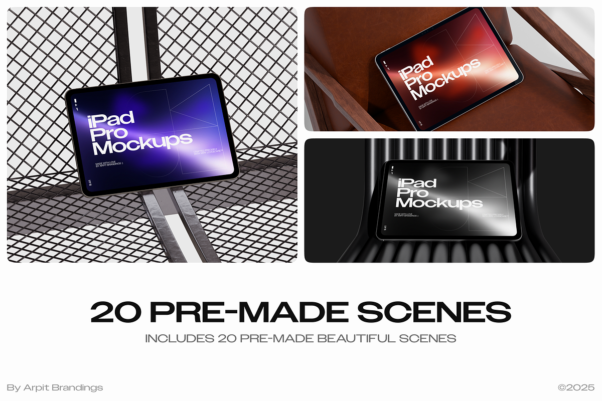 Branding Mockups - iPad Pro, an iPad Mockup by Arpit Brandings (Photo 2 of 6)