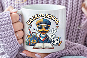 Back to School Png School Goose, an Illustration by CraftArtStudio (Thumbnail 3 of 4)