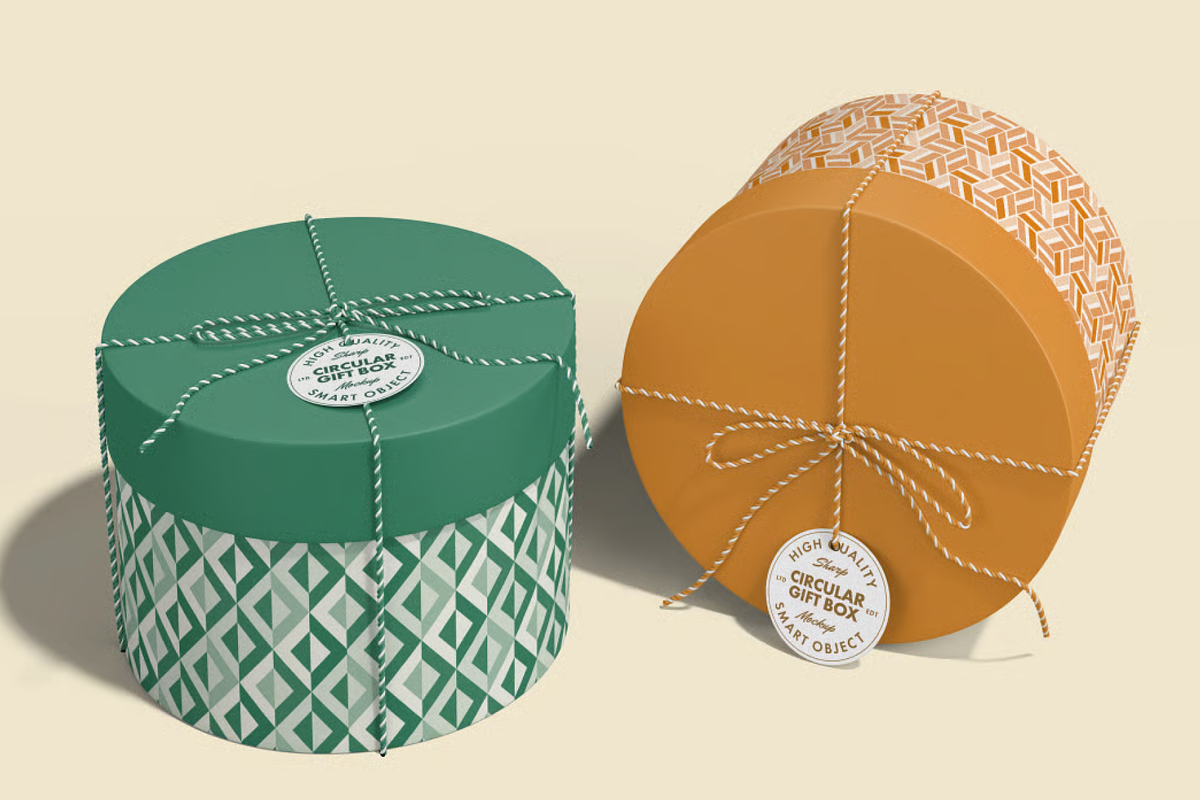 Premium Gift Box Mockup, a Packaging Mockup by graphicsauce (Photo 4 of 4)