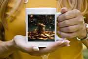 Gold Coins Pile St Patrick’s Backgro, a Background Graphic by SVGArt (Thumbnail 3 of 8)