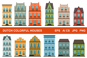 Dutch Colorful Houses