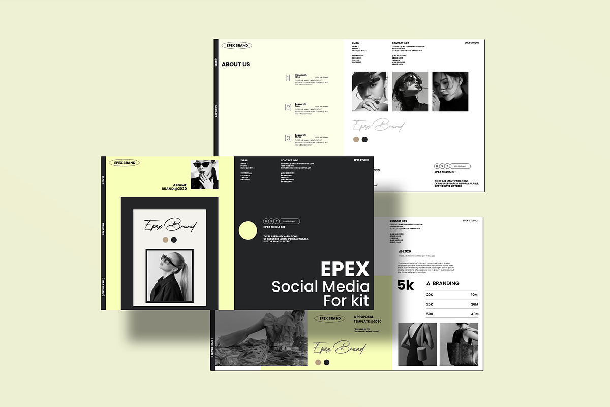 EPEX | Social Media Kit Template, a Presentation Template by Slide-Agency (Photo 6 of 11)