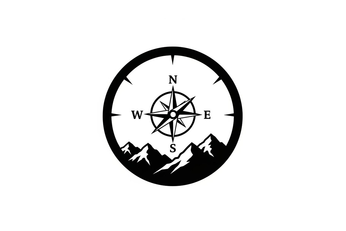 Mountain Compass Adventure Set, a Graphic by hafijul (Photo 3 of 6)