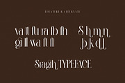 Sragih Elegant Ligature Serif, a Serif Font by Alfinart (Thumbnail 7 of 8)