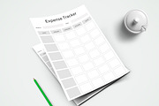 Canva Expense Tracker Planner Sheet, a Stationery Template by ARP Creation (Thumbnail 3 of 3)