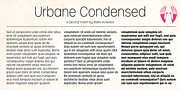 Urbane Condensed, a Sans Serif Font by Device (Thumbnail 4 of 7)