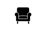 Cozy Armchair Silhouette Collection, an Object Graphic by Creativeshirt (Thumbnail 3 of 3)