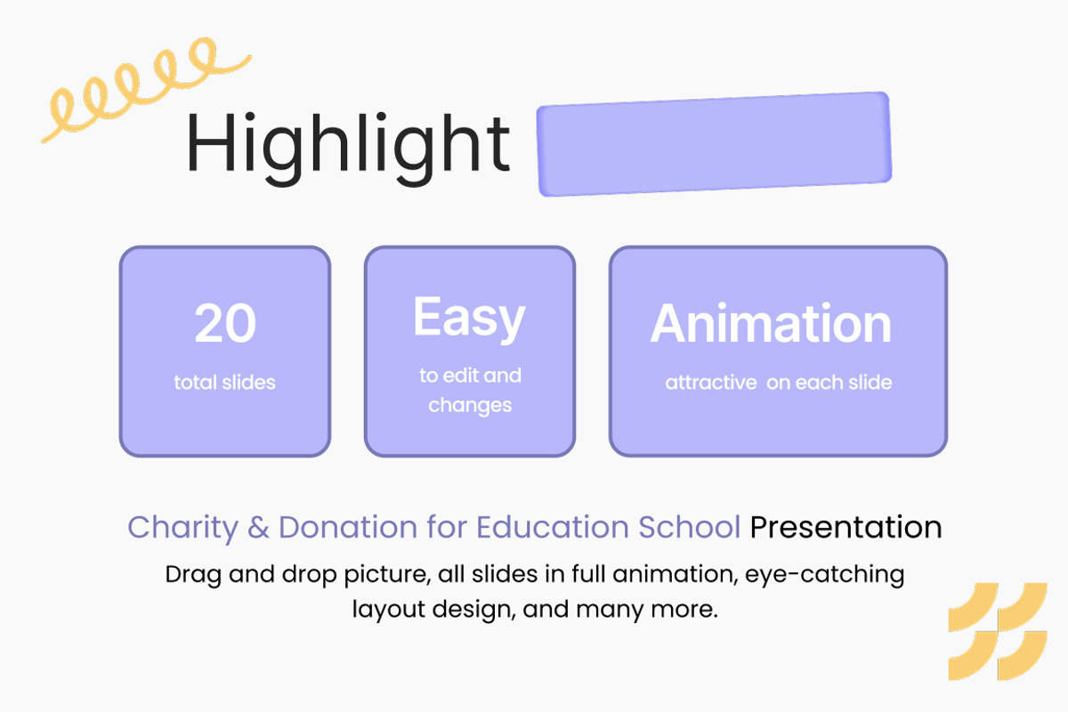 Charity & Donation for Education, a Presentation Template by Loin Studio (Photo 2 of 4)