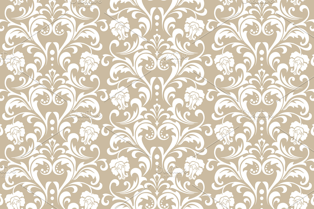 Floral seamless pattern, a Pattern Graphic by RODINA (Photo 1 of 3)