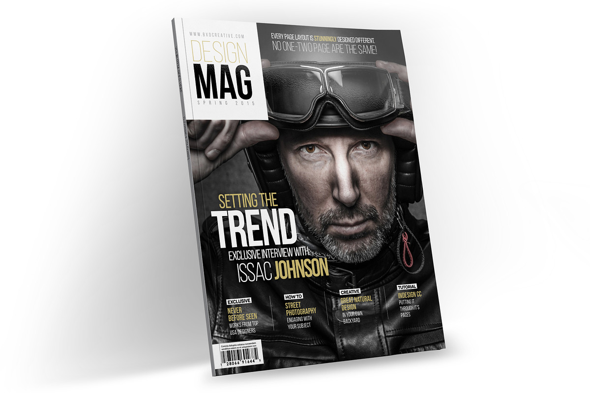 Magazine Template InDesign 06, a Magazine Template by Love Graphic Design (Photo 1 of 29)