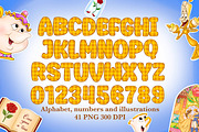 Princess with rose Alphabet, a Transportation Illustration by LoLoArt (Thumbnail 1 of 3)