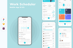 Work Scheduler Mobile App UI Kit