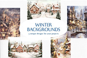 Watercolor Christmas Collage Pack, an Object Graphic by Design Alchemy Studio (Thumbnail 9 of 11)