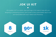 JOK Mobile App UI KIT, an UI Kit Template by No.13 (Thumbnail 3 of 8)