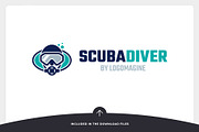 Scuba Diver Logo Template, a Branding & Logo Template by LOGOMAGINE (Thumbnail 12 of 16)