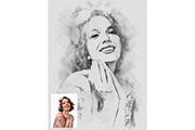 Charcoal Sketch Photoshop Effect, an Action Add-On by Shovajit (Thumbnail 6 of 6)