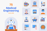 Medical Engineering Icon Set, an Emoji Icon by Creative Stall (Thumbnail 1 of 6)