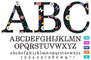 Floral Alphabet, Floral Font SVG, an Object Graphic by D2PUTRI (Thumbnail 8 of 31)