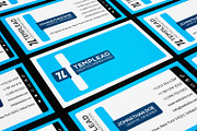 Corporate Business Card CM083, a Business Card Template by annozio (Thumbnail 4 of 4)