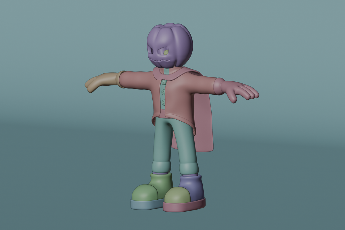 Halloween 3D Character Pack 02, a Characters & Person 3D Model by Dudukbersama (Photo 3 of 5)