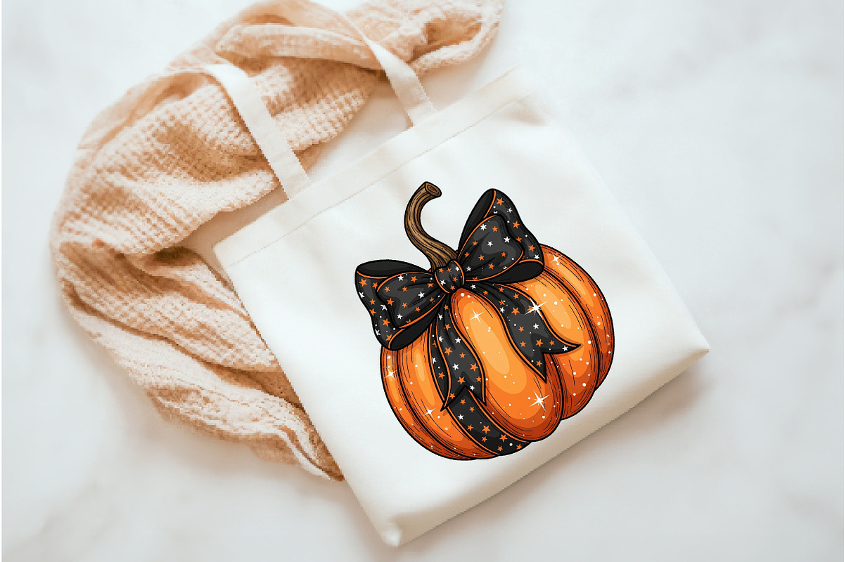 Retro Halloween png, Coquette Stars, an Illustration by Watercolor design (Photo 3 of 3)