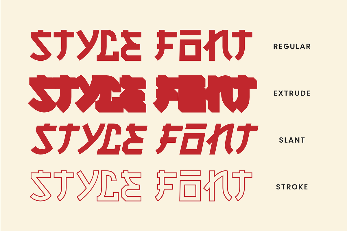 Mitohan - Japanese Display Font, a Symbol Font by ahweproject (Photo 3 of 15)