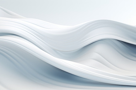Serene White Waves Abstract ai, an Abstract Photo by Ocean Digital Art