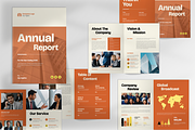Orange Annual Report, a Print Template by Annora Studio (Thumbnail 6 of 6)