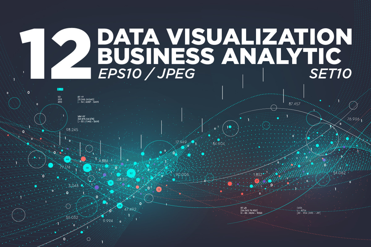 Data visualization set 10, a Technology Illustration by MaximGertsen (Photo 1 of 6)