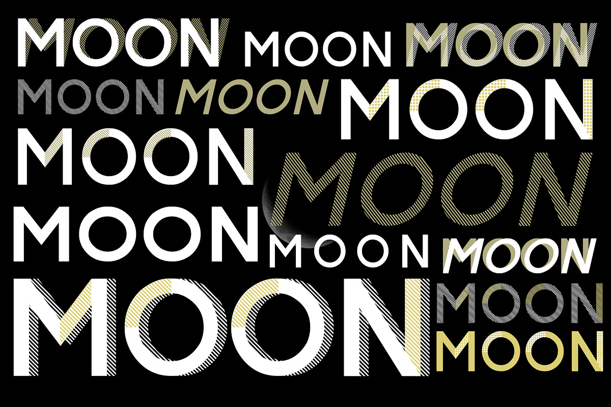 Dots Lines. Display font, 8 styles. preview 4