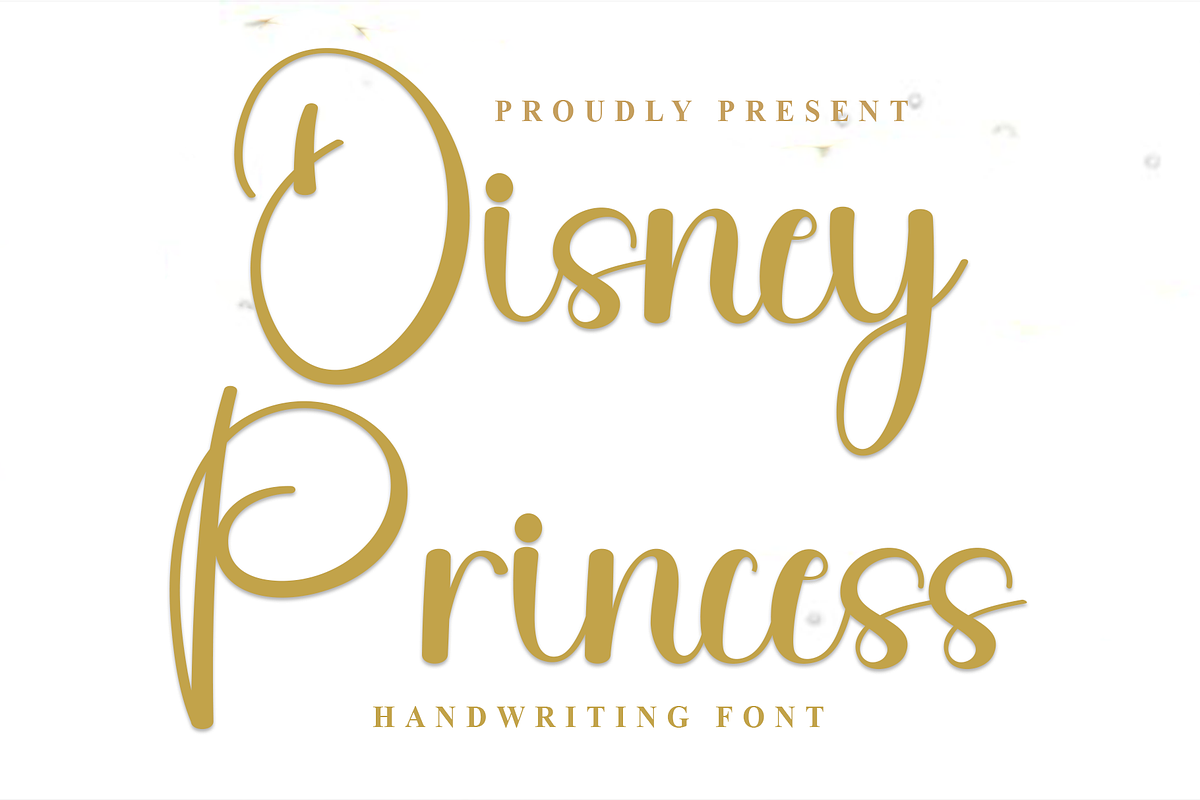 Disney Princess, a Handwritten Font by InermediaSTUDIO (Photo 1 of 8)