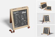 Blackboard Menu Sign Mockup, a Product Mockup by MrLetters (Thumbnail 1 of 5)