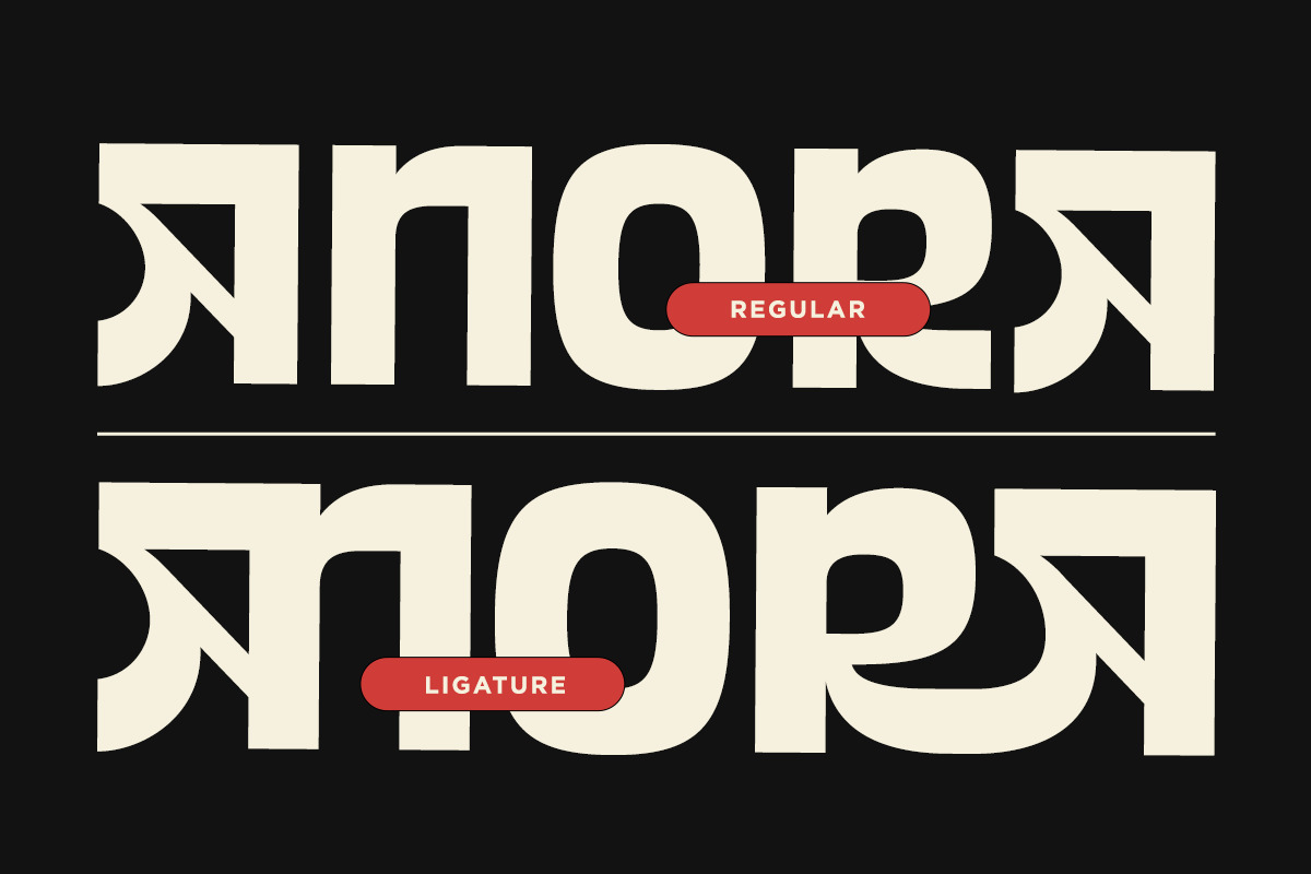 Vexora - Modern Ligature Sans Font, a Sans Serif Font by RagamKata (Photo 4 of 10)