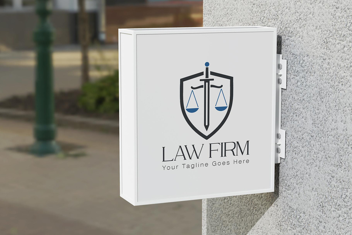 Professional Law Firm Logo Design, a Branding & Logo Template by YUDesignStore (Photo 11 of 11)