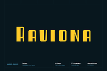 Raviona Font Family (44 Fonts)