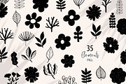 Textured Flower Stamp Brushes, a Brush Add-On by Sweet Fig (Thumbnail 3 of 9)
