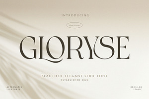 GLORISE Elegant Serif Font