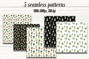 House Plants Alphabet and Clipart, a Decorative Illustration by Visual Animal (Thumbnail 5 of 6)